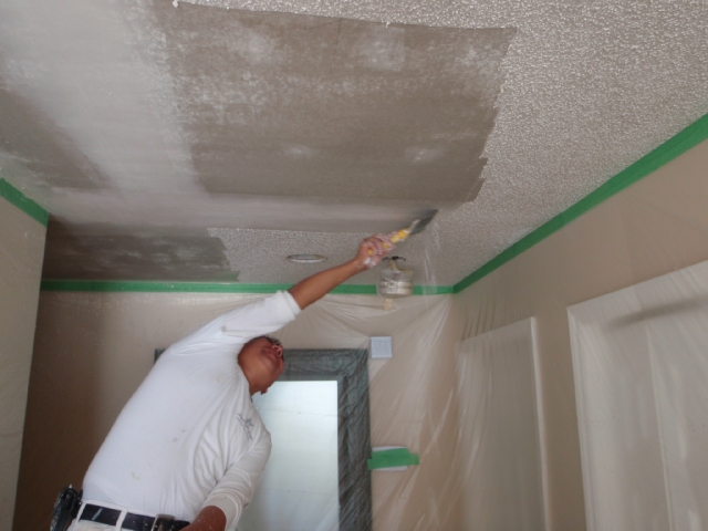 Popcorn Ceiling Removal Sppokane Acoustic Ceiling Removal