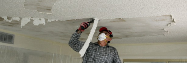 Spokane Popcorn Ceiling Removal Job